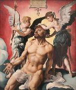 Maarten van Heemskerck The Man of Sorrows oil on canvas